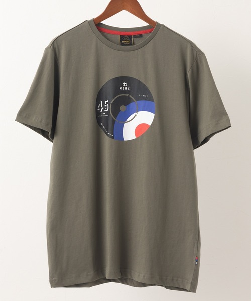 merc london（メルクロンドン）の「Merc London メルクロンドン レコードグラフィックプリントTシャツ（Tシャツ/カットソー・メンズ・カーキ/テラコッタ・MEDIUM/LARGE/X-LARGE/SMALL）」の5枚目の写真