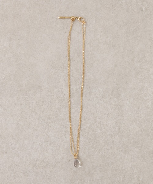 PAPILLONNER（パピヨネ）の「クリアドロップＹ字ネックレス（ネックレス・レディース・ゴールド/シルバー・FREE）」の8枚目の写真