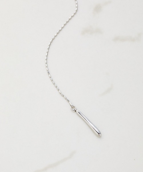 PAPILLONNER（パピヨネ）の「クリアドロップＹ字ネックレス（ネックレス・レディース・ゴールド/シルバー・FREE）」の12枚目の写真