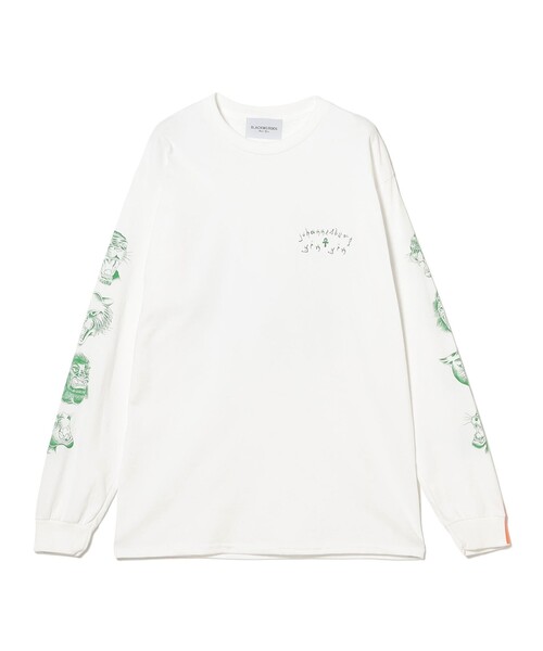 Black Weirdos(ブラックウィドウ)の「BLACK WEIRDOS / Panther LS Tee(Tシャツ/カットソー・メンズ・ホワイト・XL/L/M)」の2枚目の写真