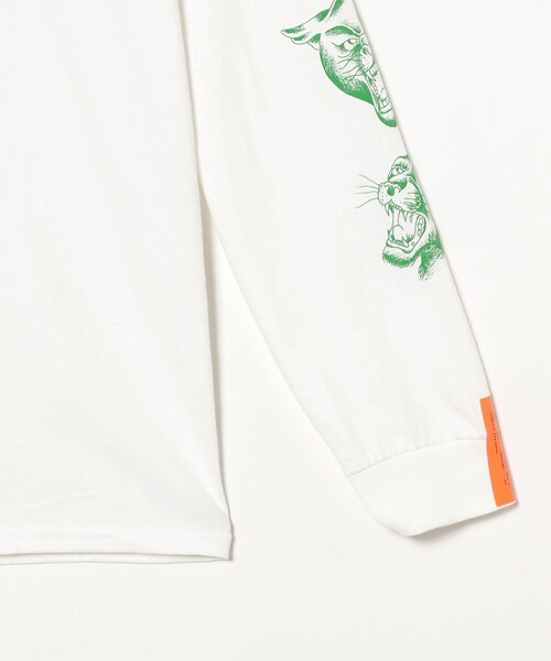 Black Weirdos(ブラックウィドウ)の「BLACK WEIRDOS / Panther LS Tee(Tシャツ/カットソー・メンズ・ホワイト・XL/L/M)」の3枚目の写真