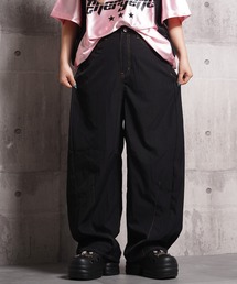 ナイロン ワッシャー バレルレッグパンツ / Nylon Washer Barrel Leg Pants
