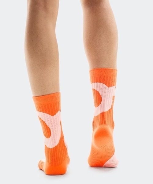 On(オン)の「On/オン Liquid Logo Sock High 2P(ソックス/靴下・メンズ・ライム/アイボリー・M/S)」の6枚目の写真