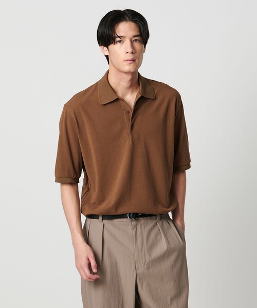 UNITED ARROWS(ユナイテッドアローズ)の「クレスポ カノコ モダン ポロシャツ(ポロシャツ・メンズ・ライトブルー/ダークグレー/ブラウン系・XL/M/S/L)」の22枚目の写真