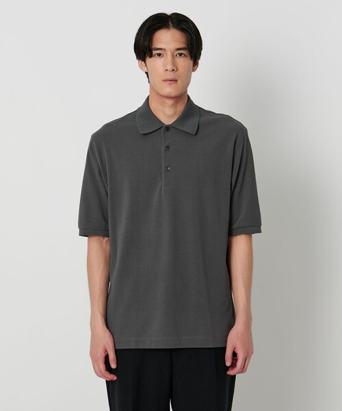 UNITED ARROWS(ユナイテッドアローズ)の「クレスポ カノコ モダン ポロシャツ(ポロシャツ・メンズ・ライトブルー/ダークグレー/ブラウン系・XL/M/S/L)」の16枚目の写真
