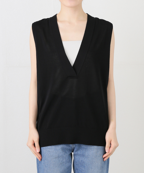 shake code Vネック ベスト（ニット/セーター）｜Deuxieme