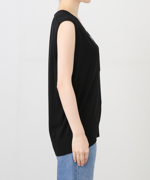 shake code Vネック ベスト（ニット/セーター）｜Deuxieme Classe