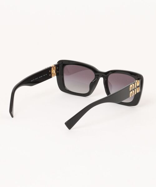 miu miu ブラック スクエア サングラス miumiu/ミュウミュウ】スクエア サングラス MU07YS 1AB5D1