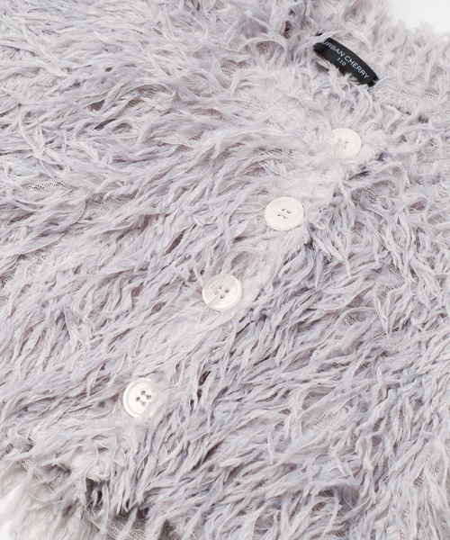 URBAN CHERRY(アーバンチェリー)の「エンジェルフェザークロップドカーディガン(Tシャツ/カットソー・キッズ・アイボリー/ブラック/ブルー・110cm/120cm/130cm/140cm/150cm)」の16枚目の写真