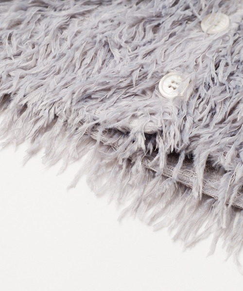 URBAN CHERRY(アーバンチェリー)の「エンジェルフェザークロップドカーディガン(Tシャツ/カットソー・キッズ・アイボリー/ブラック/ブルー・110cm/120cm/130cm/140cm/150cm)」の17枚目の写真