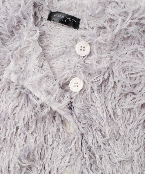 URBAN CHERRY(アーバンチェリー)の「エンジェルフェザークロップドカーディガン(Tシャツ/カットソー・キッズ・アイボリー/ブラック/ブルー・110cm/120cm/130cm/140cm/150cm)」の19枚目の写真