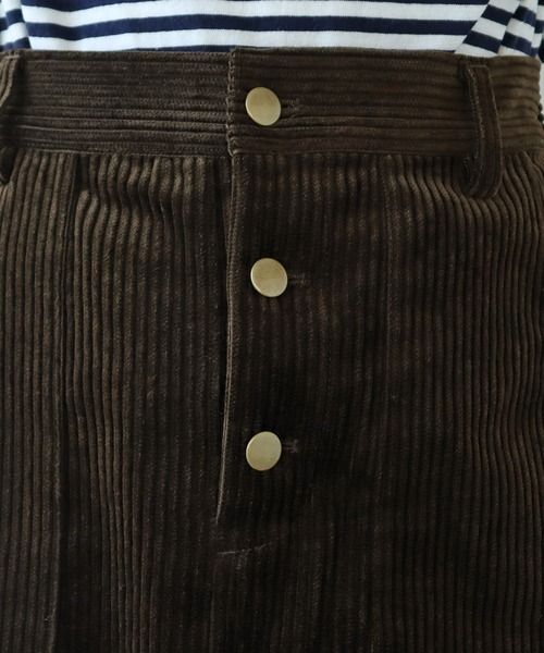 PAR ICI(パーリッシィ)の「6Wコーデュロイ パッチポケットロングスカート(スカート・レディース・カーキ/ピンク/マスタード・FREE)」の22枚目の写真