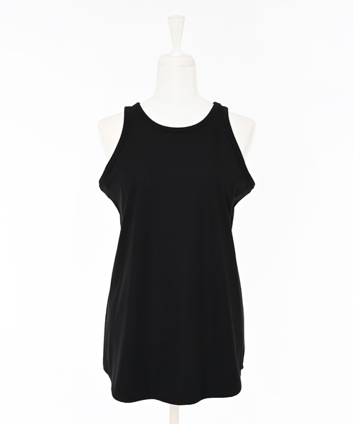 Narcissus（ナルシス）の「【セット】レイヤードトップス/ノースリーブ/Tシャツ《動画あり》（Tシャツ/カットソー・レディース・ホワイト/ブラック・FREE）」の10枚目の写真