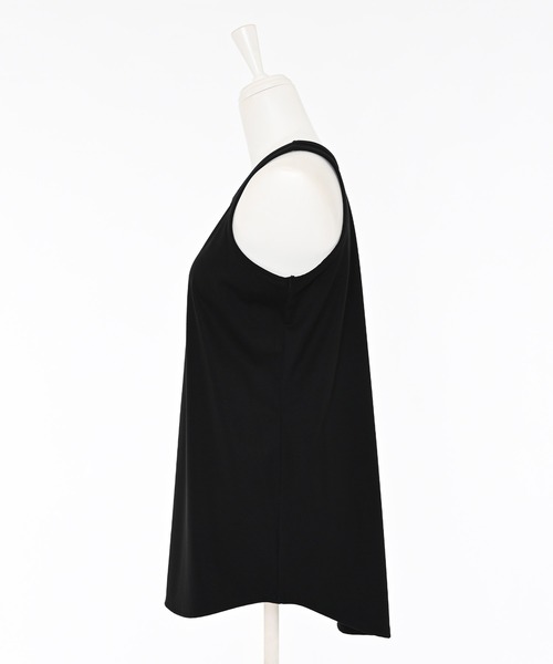 Narcissus（ナルシス）の「【セット】レイヤードトップス/ノースリーブ/Tシャツ《動画あり》（Tシャツ/カットソー・レディース・ホワイト/ブラック・FREE）」の11枚目の写真