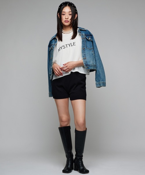Narcissus（ナルシス）の「【セット】レイヤードトップス/ノースリーブ/Tシャツ《動画あり》（Tシャツ/カットソー・レディース・ホワイト/ブラック・FREE）」の21枚目の写真
