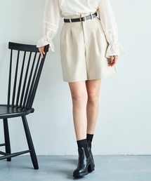 31 Sons de mode（トランテアン　ソン　ドゥ　モード）の「2025秋冬新作 ベルト付ショートパンツ（その他パンツ・レディース）」