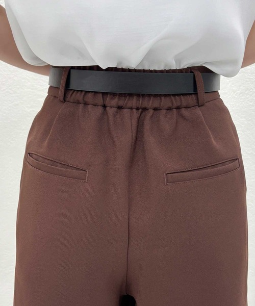 31 Sons de mode(トランテアン ソン ドゥ モード)の「ベルト付ショートパンツ(その他パンツ・レディース・ベージュ/ブラウン・S/M)」の18枚目の写真
