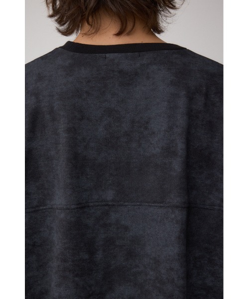 AZUL by moussy(アズールバイマウジー)の「ムラ柄ロゴプリントTシャツ(Tシャツ/カットソー・メンズ・ブラック/ブラウン・LARGE/MEDIUM)」の10枚目の写真
