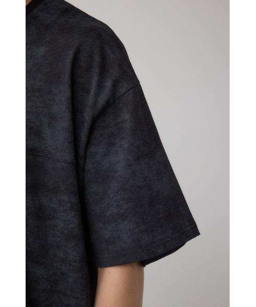 AZUL by moussy(アズールバイマウジー)の「ムラ柄ロゴプリントTシャツ(Tシャツ/カットソー・メンズ・ブラック/ブラウン・LARGE/MEDIUM)」の11枚目の写真