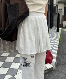 CIAOPANIC | プリーツスカートレイヤードロゴスウェットパンツ(その他パンツ)