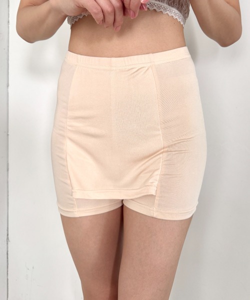 LOVALOT(ラバロット)の「Y字ラインカバーペチコート付き インナーペチパンツ(その他パンツ・レディース・ベージュ/ホワイト・FREE)」の2枚目の写真