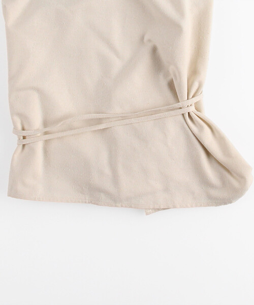 FREAK'S STORE（フリークスストア）の「BASERANGE/ベースレンジ VIEW TOP/ヴュートップ/ワイドシルク ワンショルダー タンクトップ（タンクトップ・レディース・ナチュラル・SMALL）」の4枚目の写真