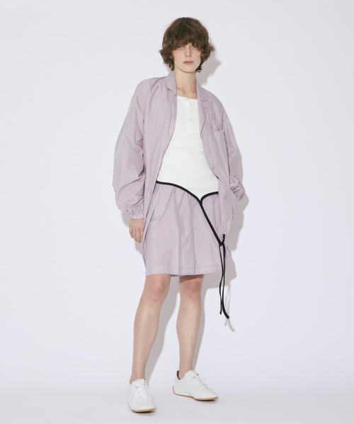 beautiful people（ビューティフルピープル）の「cotton nylon taffeta  three tuck shorts（その他パンツ・レディース・ライトパープル/コーラルピンク/ブラック・40/38/36）」の7枚目の写真