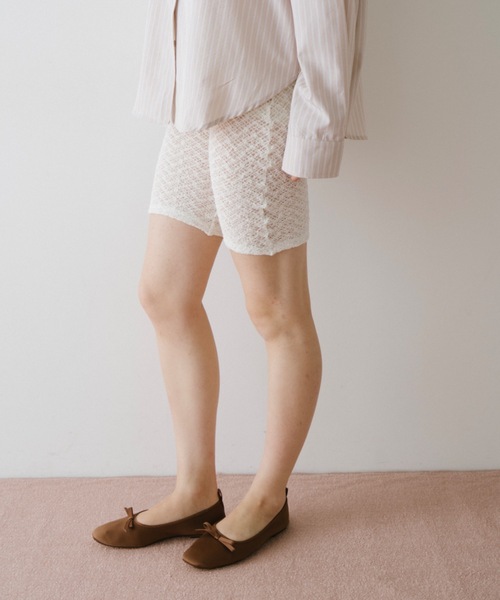 DRWCYS（ドロシーズ）の「レースバイカーパンツ（その他パンツ・レディース・ブラック/アイボリー・FREE）」の8枚目の写真