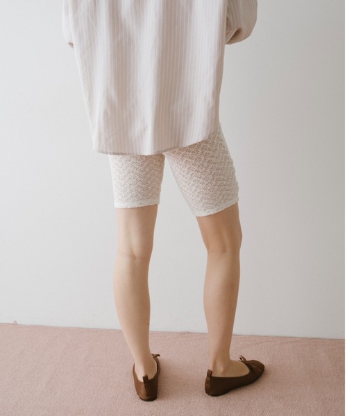 DRWCYS（ドロシーズ）の「レースバイカーパンツ（その他パンツ・レディース・ブラック/アイボリー・FREE）」の9枚目の写真