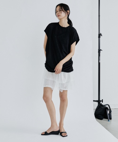 DRWCYS(ドロシーズ)の「レースバイカーパンツ(その他パンツ・レディース・ブラック/アイボリー・FREE)」の22枚目の写真
