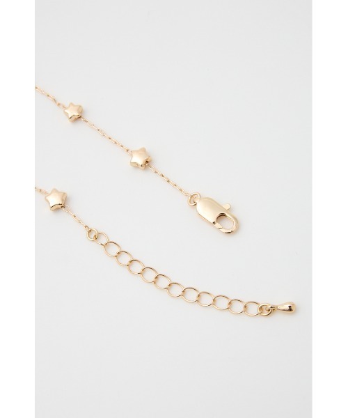 RODEO CROWNS WIDE BOWL(ロデオクラウンズワイドボウル)の「スターチェーンネックレス(ネックレス・レディース・ゴールド/シルバー・FREE)」の5枚目の写真