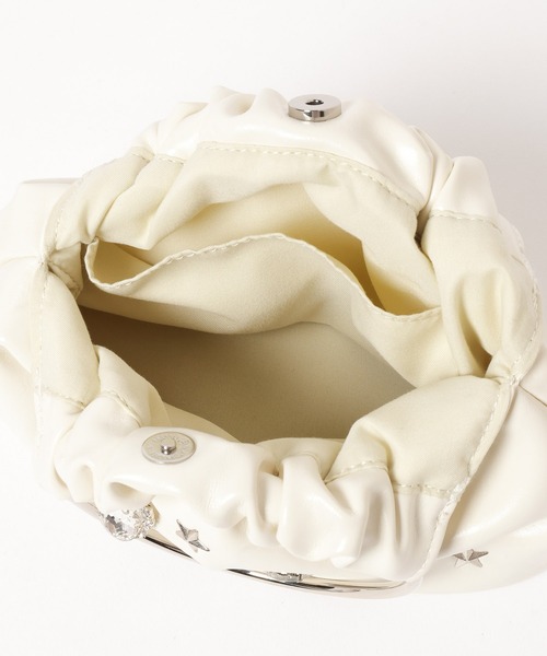 LOWRYS FARM（ローリーズファーム）の「ビジューミニＢＡＧ　601534（ハンドバッグ・レディース・ブラック/オフホワイト・FREE）」の14枚目の写真