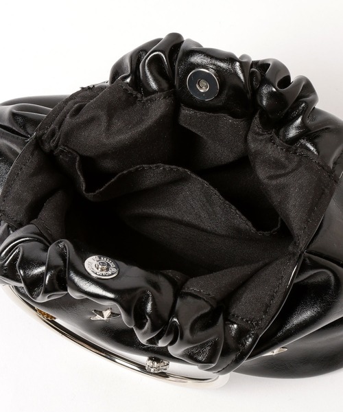 LOWRYS FARM（ローリーズファーム）の「ビジューミニＢＡＧ　601534（ハンドバッグ・レディース・ブラック/オフホワイト・FREE）」の10枚目の写真