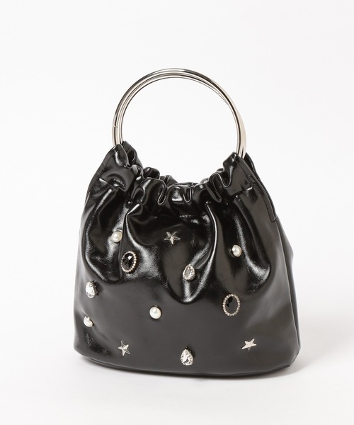 LOWRYS FARM（ローリーズファーム）の「ビジューミニＢＡＧ　601534（ハンドバッグ・レディース・ブラック/オフホワイト・FREE）」の22枚目の写真
