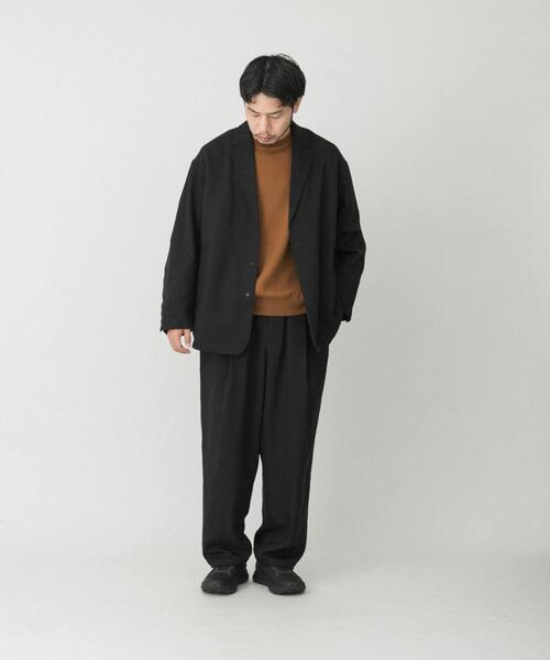 EKAL（エカル）の「ウールライクイージーパンツ（その他パンツ・メンズ・ブラウン/ブラック/チャコールグレー・LARGE/MEDIUM）」の10枚目の写真