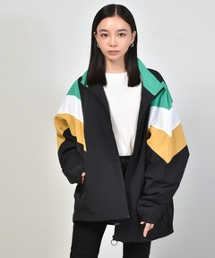 ブランド古着】ネオンカラー ビッグスウォッシュデザインジップ