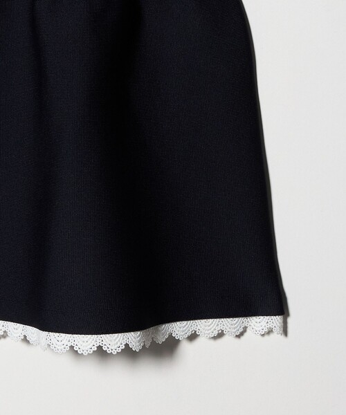 セール】レース ペプラム ニットベスト ‐ウォッシャブル‐（ニット