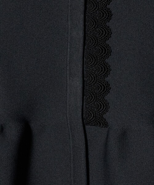united arrows レース ペプラム ニットベスト ‐ウォッシャブル‐ UNITED ARROWS｜レース ペプラム ニットベスト -ウォッシャブル