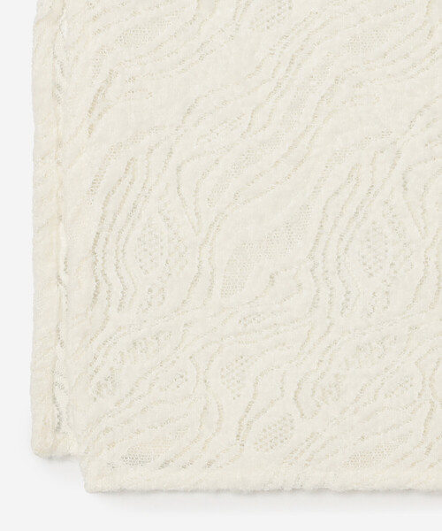 Bshop（ビショップ）の「eunoia | ジャガード ラップスカート WOMEN（スカート・レディース・ホワイト/ブラック・ONE）」の7枚目の写真