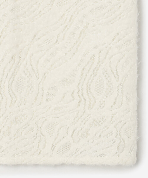 Bshop（ビショップ）の「eunoia | ジャガード ラップスカート WOMEN（スカート・レディース・ホワイト/ブラック・ONE）」の8枚目の写真