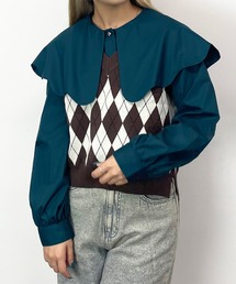 NICOLE CLUB（ニコル　クラブ）の「ビッグカラーブラウス（シャツ/ブラウス）」