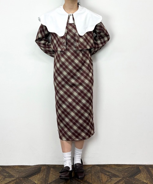 NICOLE CLUB(ニコル クラブ)の「ビッグカラーブラウス(シャツ/ブラウス・レディース・オフホワイト/サックスブルー/グリーン・MEDIUM)」の18枚目の写真