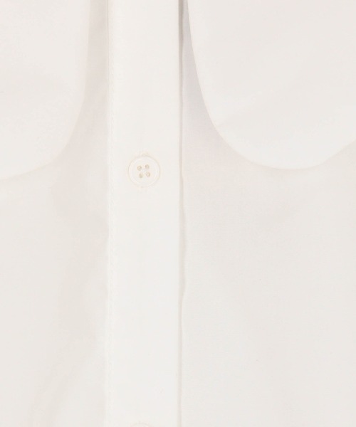 NICOLE CLUB(ニコル クラブ)の「ビッグカラーブラウス(シャツ/ブラウス・レディース・オフホワイト/サックスブルー/グリーン・MEDIUM)」の11枚目の写真