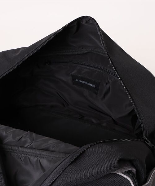 MASONPRINCE（メイソンプリンス）の「3way 大容量 トラベル ボストンバッグ BB2182【MASONPRINCE】【2025AW】（ボストンバッグ・メンズ・ブラック・FREE）」の18枚目の写真