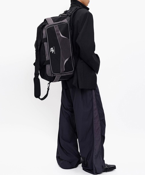 MASONPRINCE（メイソンプリンス）の「3way 大容量 トラベル ボストンバッグ BB2182【MASONPRINCE】【2025AW】（ボストンバッグ・メンズ・ブラック・FREE）」の2枚目の写真