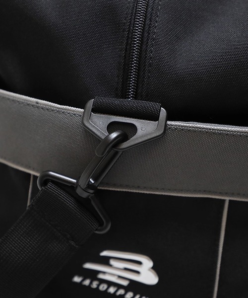 MASONPRINCE（メイソンプリンス）の「3way 大容量 トラベル ボストンバッグ BB2182【MASONPRINCE】【2025AW】（ボストンバッグ・メンズ・ブラック・FREE）」の8枚目の写真
