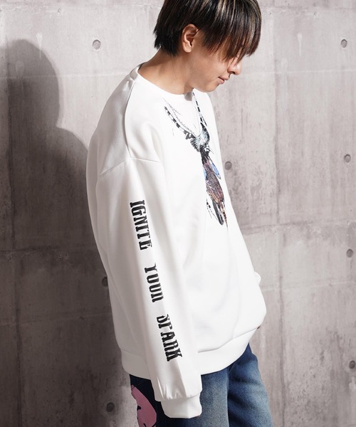 Juemi MACCIU TYPO SWEAT スウェット　トレーナー　ホワイト JUEMI 11th Anniversary Sweat