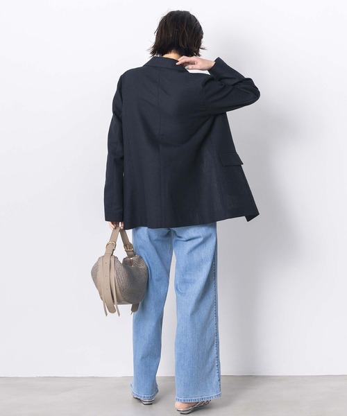 Gready Brilliant(グレディブリリアン)の「LISAセミワイド(デニムパンツ・レディース・ライトインディゴブルー・27/28/29)」の4枚目の写真