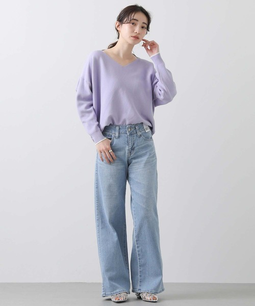 Gready Brilliant(グレディブリリアン)の「LISAセミワイド(デニムパンツ・レディース・ライトインディゴブルー・27/28/29)」の11枚目の写真