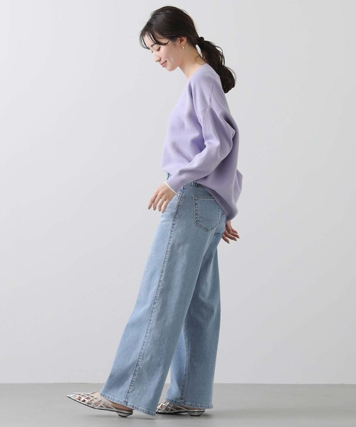 Gready Brilliant(グレディブリリアン)の「LISAセミワイド(デニムパンツ・レディース・ライトインディゴブルー・27/28/29)」の12枚目の写真